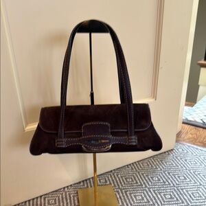 Elegant Brown Leather Handbag